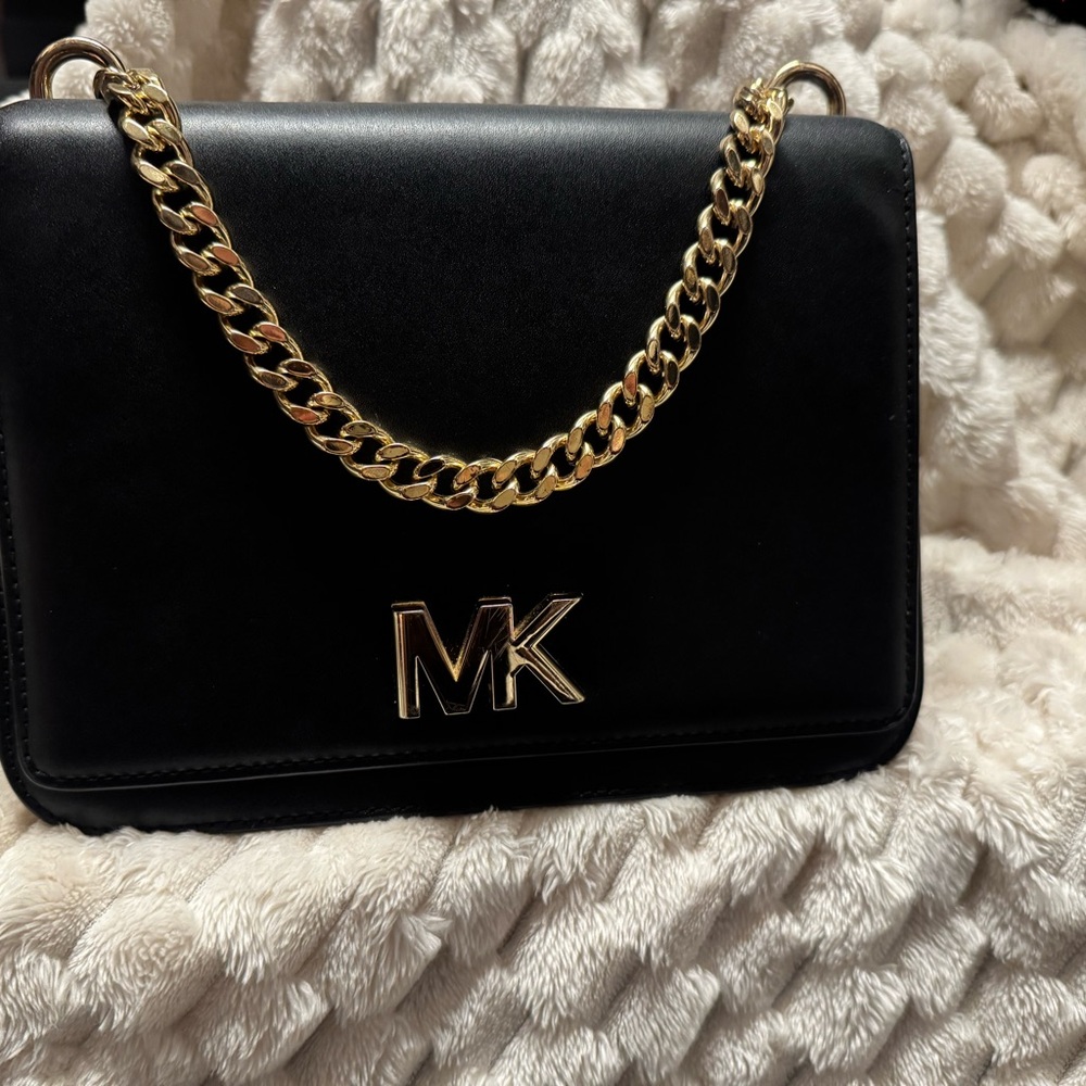 Michael Kors Black Chain Shoulder Bag